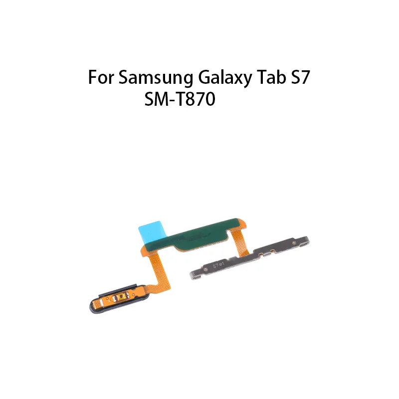 Gefenis Orig Power ON OFF Mute Switch Control Key Volume Button Flex Cable For Samsung Galaxy Tab S7 SM-T870