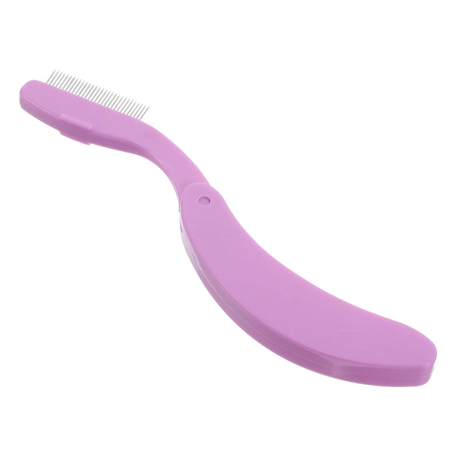 

Portable Folding Eyelash Comb Metal Brow Comb Lash Separator Compact Lash Grooming Tool Eye Brow Brush Eyelash Brush Separator