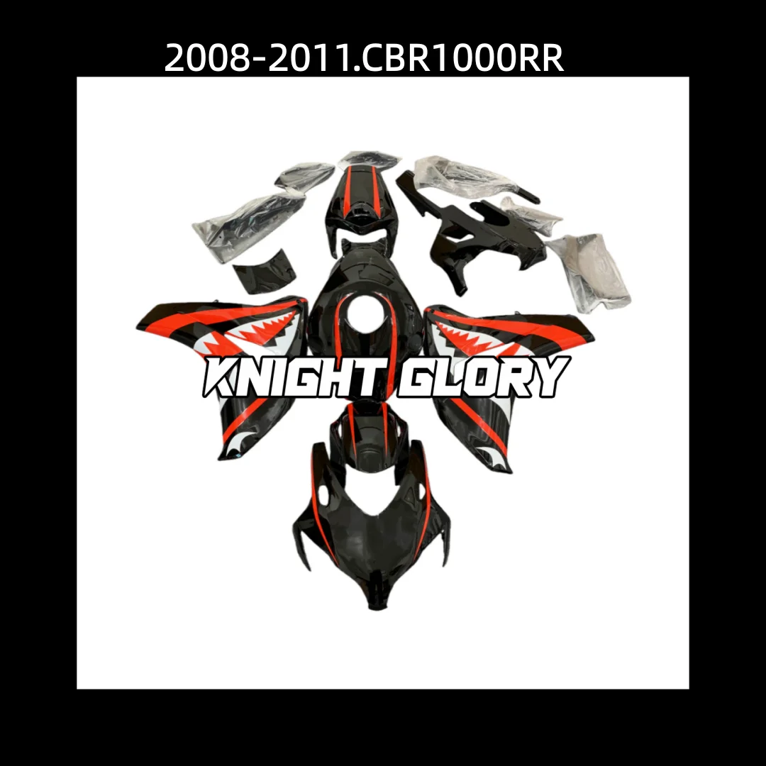 Plastic motorcycle cover kit suitable for  CBR1000RR models from 2008-2011 High-quality ABS injection molded kit.