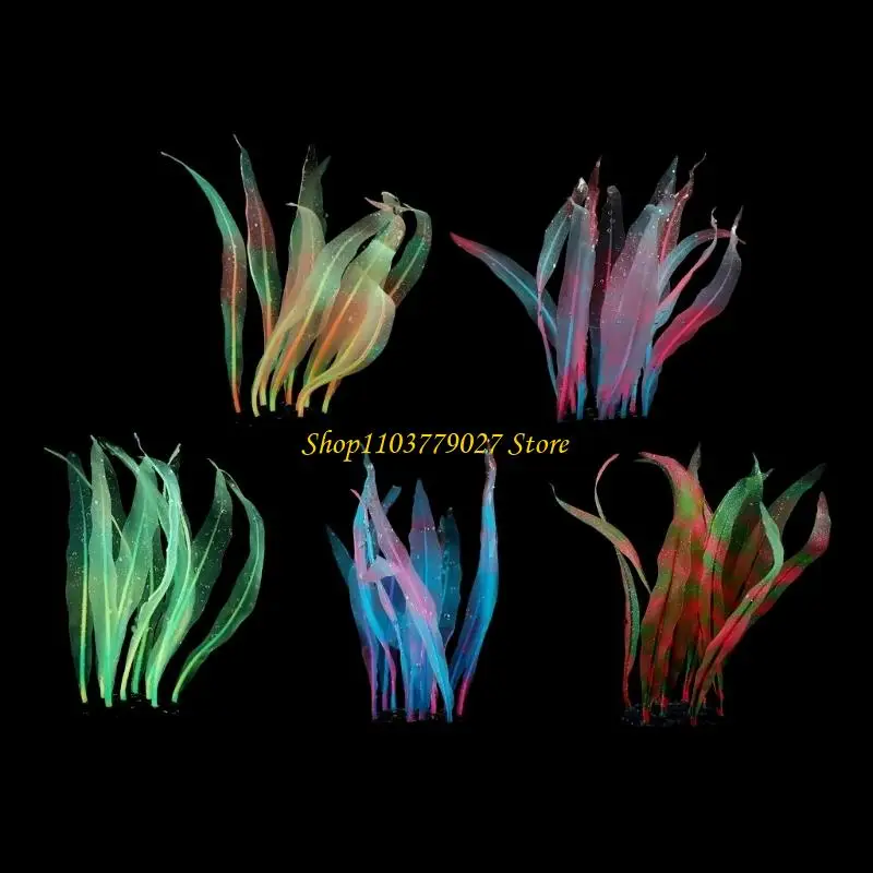 

C4DF Silicone Kelp Aquarium Decorations High Simulation Realistic Water Plant