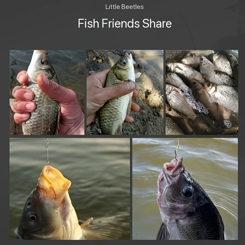 120 Stück Automatische Flip-Angelhaken, große Größe 13-17, nummerierte Baitcasting-Haken, Anti-Run Fisch-Meeresangelhaken-Set mit Widerhaken – Detail 4