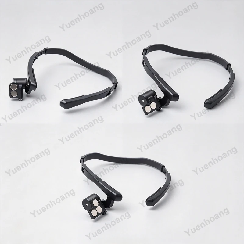 1PCS For DJI Osmo Nano Action Camera Quick-Release Magnetic Ear-Mount Head Bracket Adjustable Head Strap POV 1st-Person Shooting