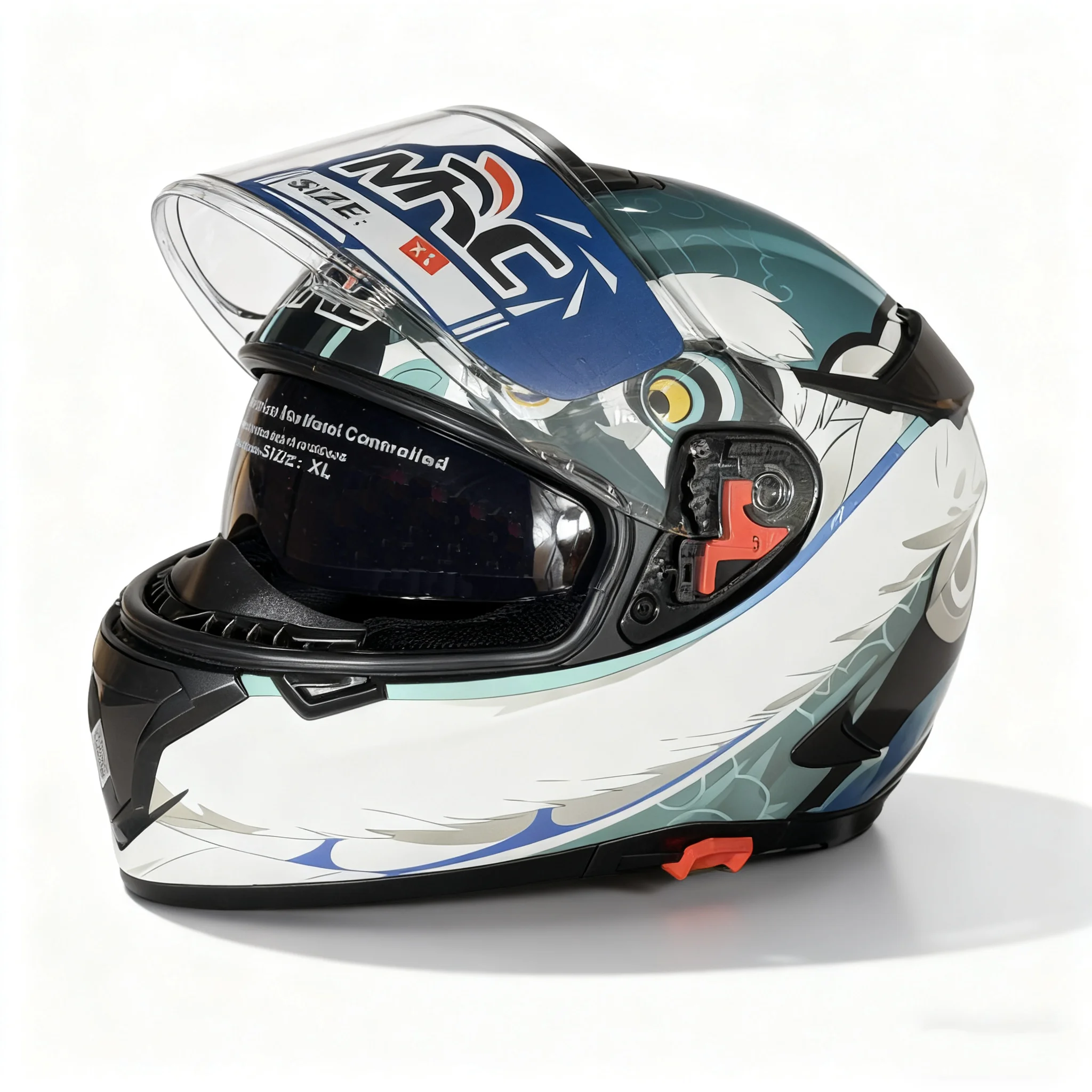 

MRC Мотоциклетный спортивный шлем с двойным козырьком Мотоциклетный шлем Анфас Гоночные шлемы Разнонаправленный шлем с вентиляционным отверстием