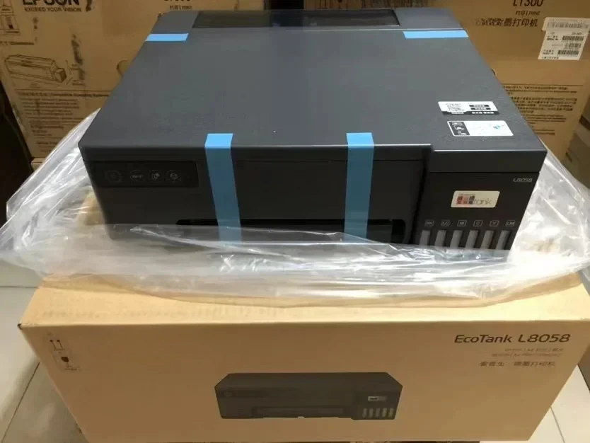 A4 Sublimation Inkjet Printer L8058Model Printer In stock product Safe and reliable inkjet printer 6 color Original with WIFI