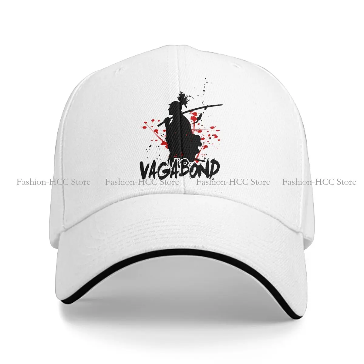 Pure Color Dad Hats VAGABOND Essential Hat Sun Visor Baseball Caps Miyamoto Musashi Japanese Samurai Peaked Cap