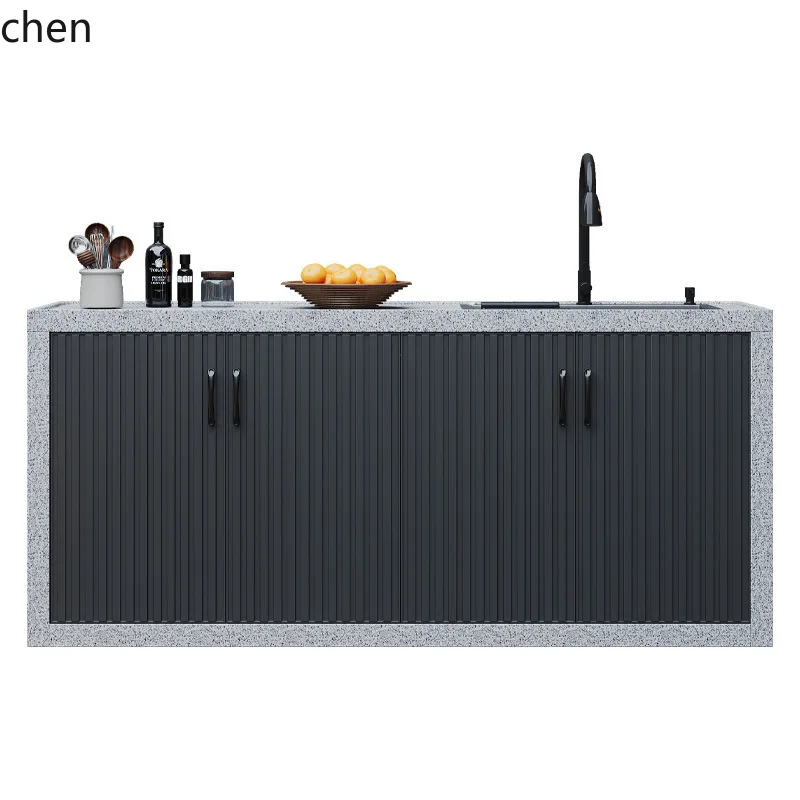 HT outdoor courtyard washbasin kitchen workbench garden marble island balcony vegetable basin