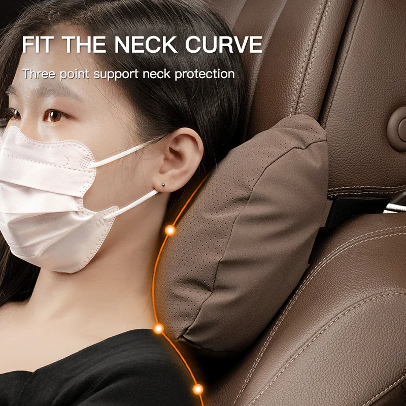

Car Neck Pillow Soft Comfort Auto Seat Waist Support Headrest Mat Travel Rest For Volvo XC60 XC40 XC90 V50 V40 V60 AWD V90 T6