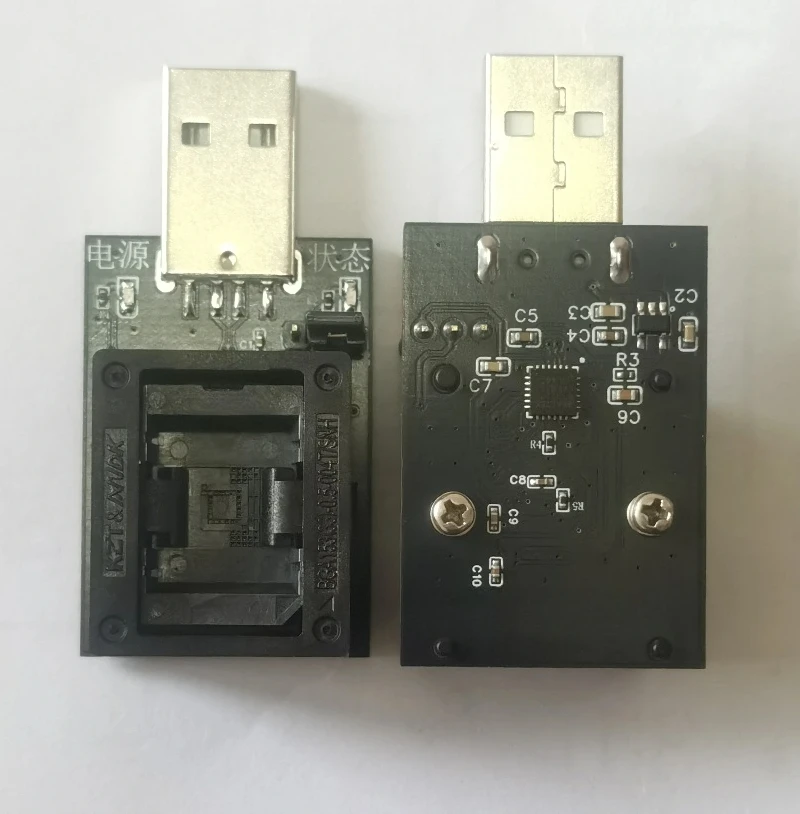 Emmc Programmer, Emmc153 Burn-in Slot to USB2.0, Data Recovery, Xiaodu Font Library Reading and Writing