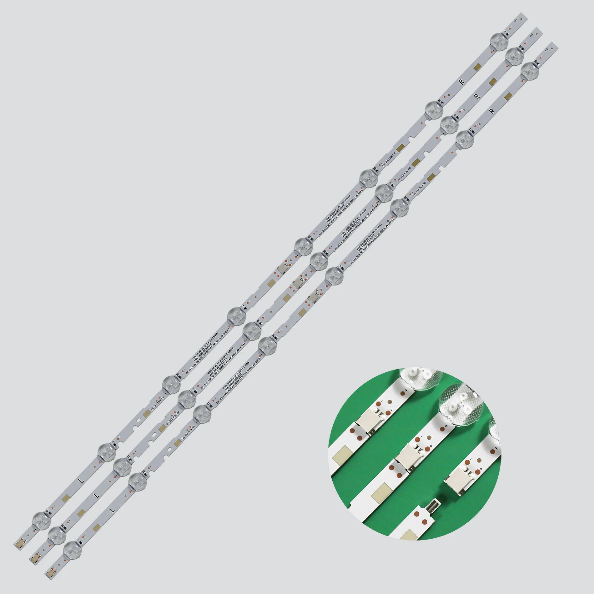 LED strip(3) UA40J5200 UA40N5000AR UE40J5000AW UE40J5002AK UE40J5200AK UE40J5202AK UE40J5205AK HG40ND460SG HG40ND460 HG40NE470