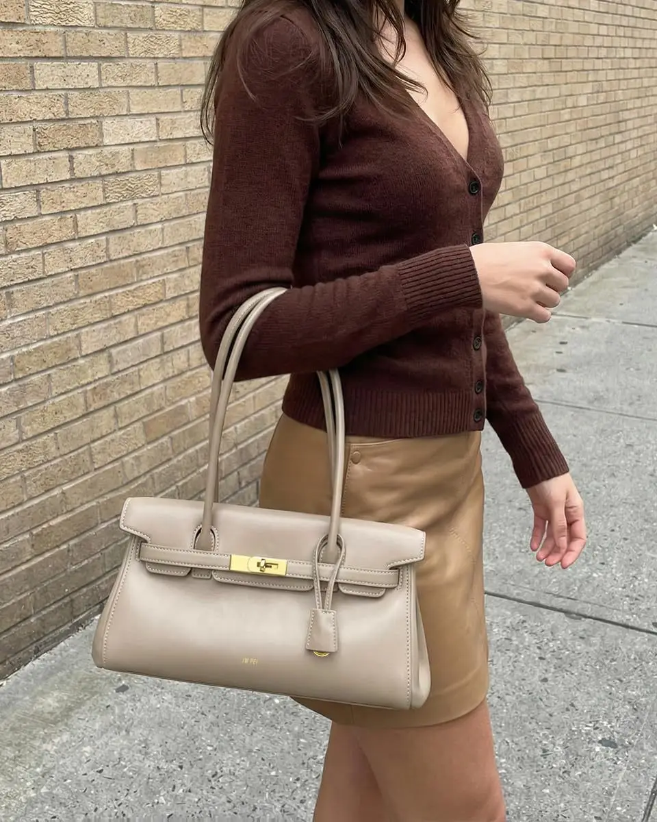 205 Neue Handtasche mit Einzelschulterriemen und Nischendesign, Modische und Vielseitige Handtasche mit Stick Bag2 – Detail 19