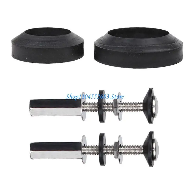 

Y6GD Home Maintenance Toilet Tanks Bolt Set with Sponge Gaskets for Watertight Seal