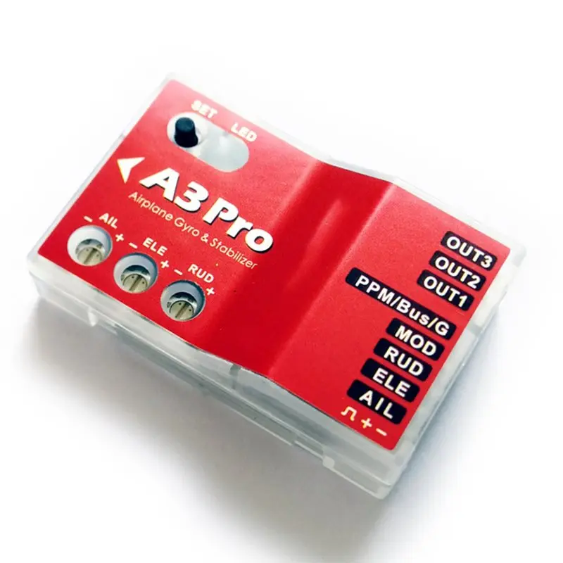 B44C A3 Pro طائرة ل RC وحدة تحكم في الطيران نظام استقرار الدوران لطائرة RC الثابتة الجناح المروحية متوافق مع الجيروسكوب #3