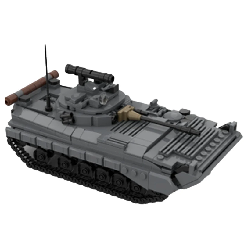 รถทหาร Series BMP 2 ถัง Building Block DIY รุ่นปริศนาอิฐของเล่นการศึกษาคอลเลกชัน Expert Xmas ของขวัญ 626PCS
