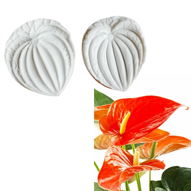 Anthurium  Petals Silicone Fondant Mould Cake Tools Chocolate Gumpaste Molds, Sugarcraft, Kitchen Gadget  M2356