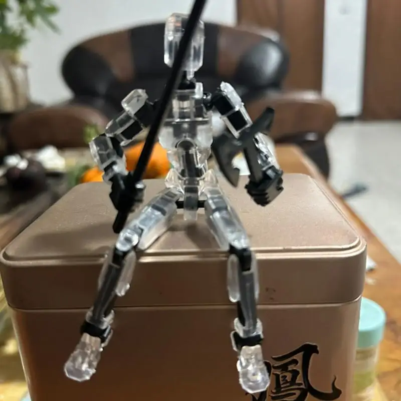 Action Figure Model Mini Action Figure Full Joint Robot Toy Movable Toy Models Multi-Jointed For Dining Table Coffee Table Desk