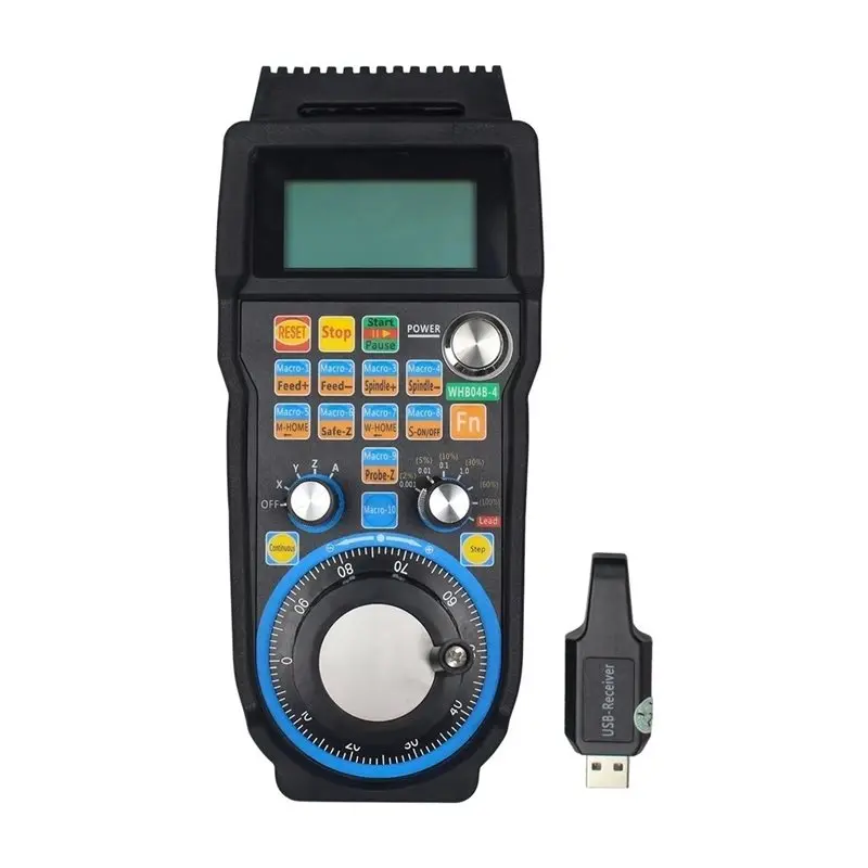 MPG Pendant Handwheel Wireless For CNC 4-Axis USB Receiver For CNC Milling Machine Handwheel