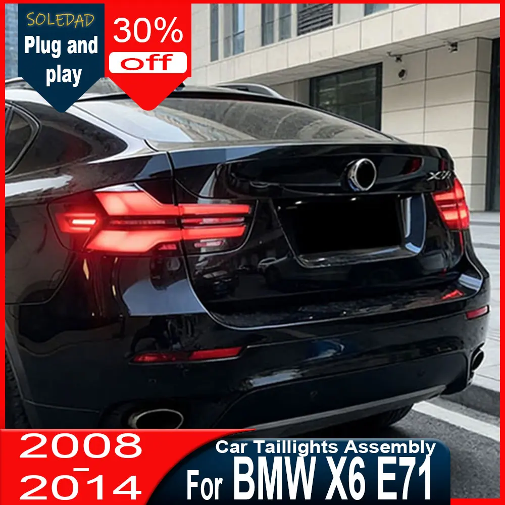 

Car Taillight Assembly for BMW X6 E71 LED Tail Lights 2008-2014 Rear Back Modified New Style Car Accessory Lampar