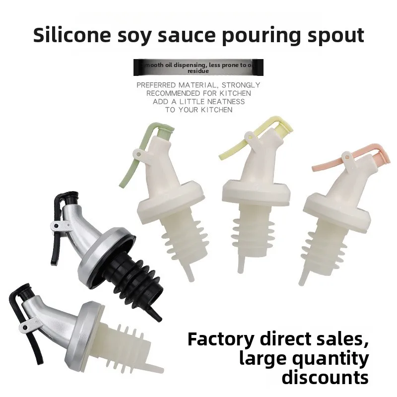 

Universal Sealing Stoppers - Plastic Lids for Oil & Sauce Bottles