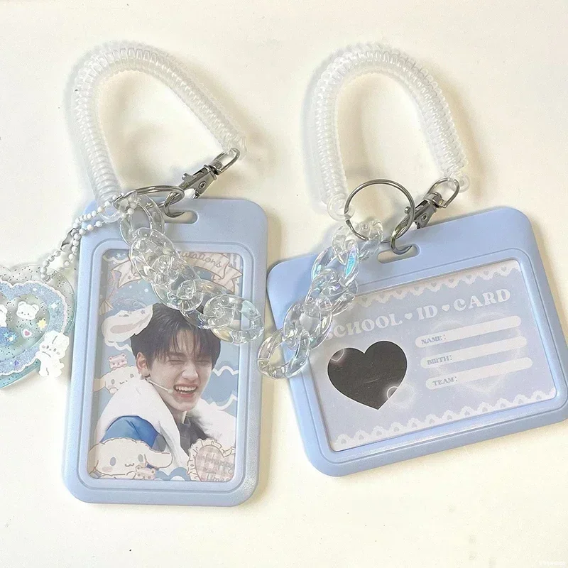 الموثق Photocard حامل Kpop إطار الصورة بطاقة الأكمام حامي حامل بطاقة الصور الموثق إطارات الصور حامل مكتب الملحقات
