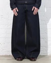 Y2k Vintage High Street American Jeans women Pants Punk Harajuku Fashion Wide Leg pants Hip Hop loose casual straight leg pants