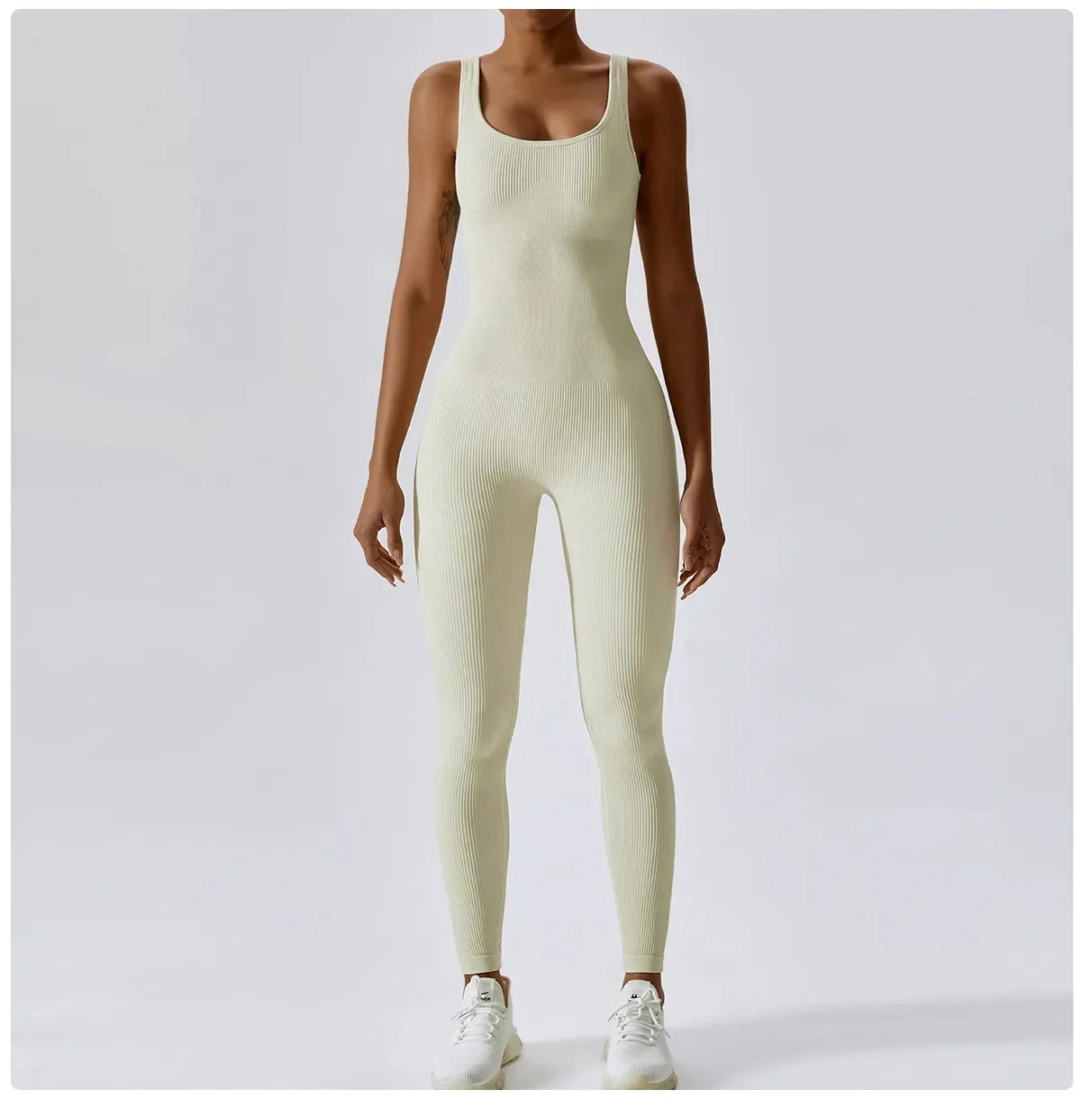 

Workout Set Seamless One-Piece Yoga Suit Dance Belly Tightening Fitness Stretch Bodysuit Gym Clothes Push Up Sportswear