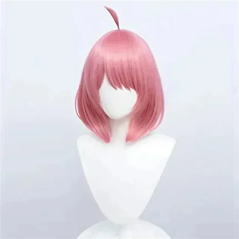 2025 할로윈 새로운 애니메이션 Anya Vervalser Korte Roze 코스프레 Parrucca Capelli Corti Simulazione Cuoio Capelluto 할로윈 파티