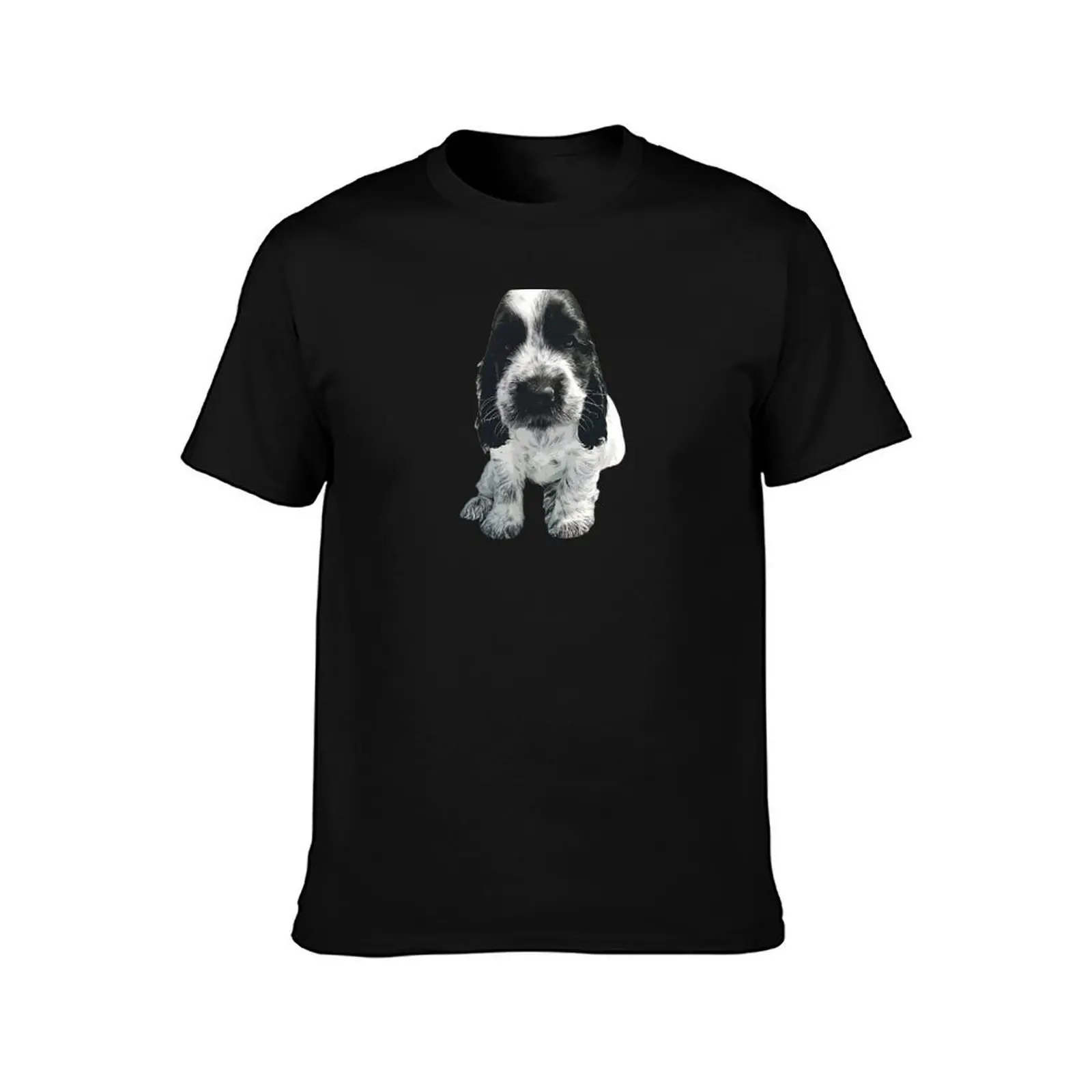 English Cocker Spaniel - Cute Blue Roan puppy dog T-Shirt Tough Fabric Work Tee T-Shirt