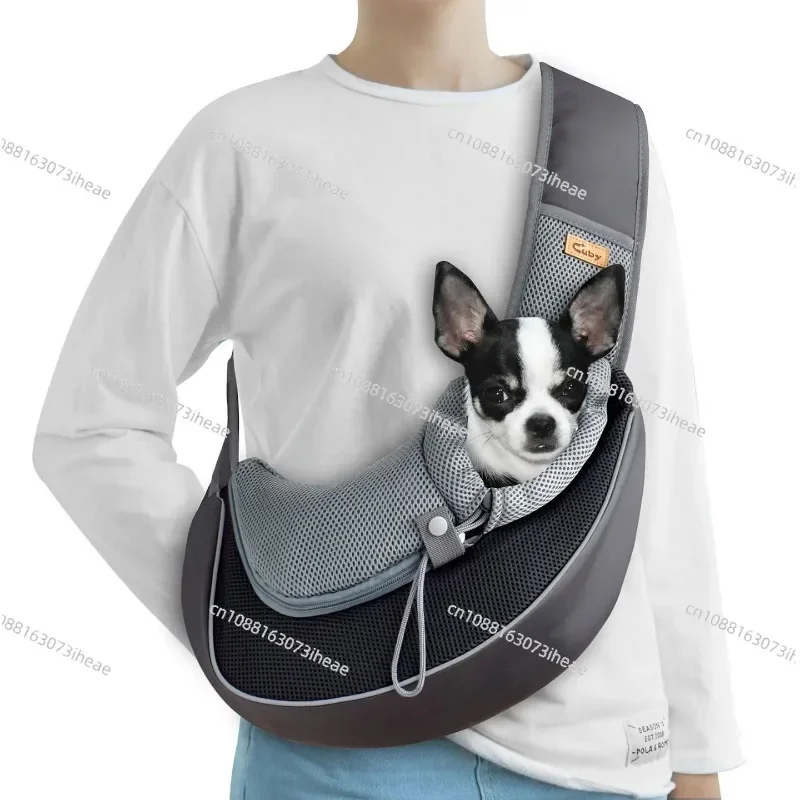 

Cat bag portable going out Crossbody cat bag going out Small pet backpack Mesh breathable