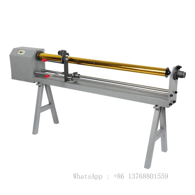 Electric bronzing paper QG-9 anodized aluminum cutting machine 1.2m bronzing gold belt electric slitting machine paper roll