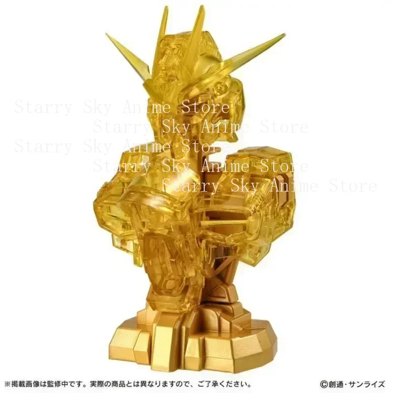 بانداي الأصلي جاندام غاشابون MS جاندام تمثال نصفي ميكانيكي 6 سترايك الحرية جاندام تمثال نموذج جمع تزيين لعبة طفل هدية #4