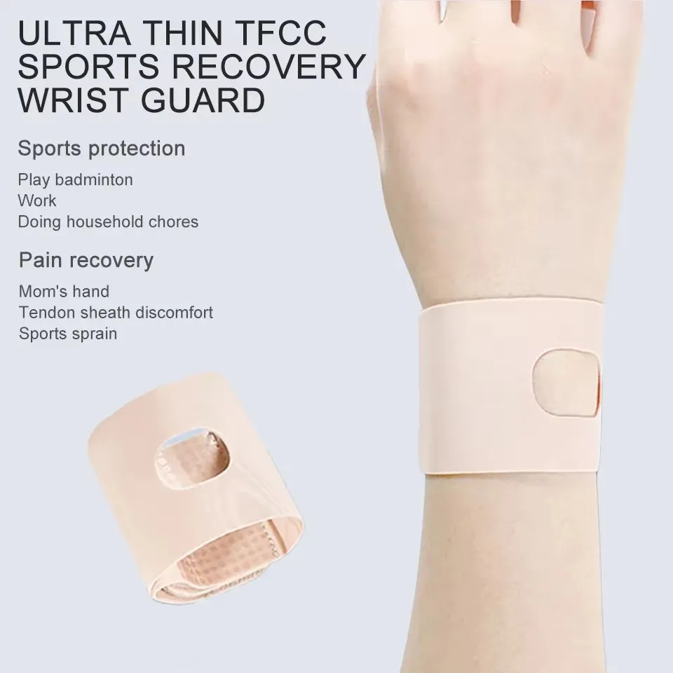 GOBYGO 1Pcs TFCC Orteza na nadgarstek Wsparcie nadgarstka Opaska na nadgarstek do jogi Ochrona zwichnięć Opaski treningowe na rękę Sportowa opaska bezpieczeństwa na nadgarstek — zdjęcie 3