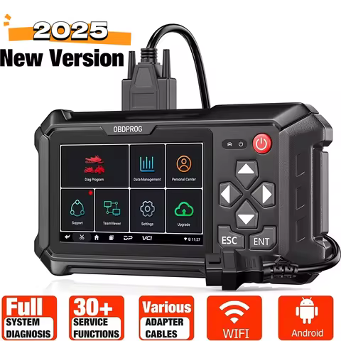 OBDPROG MOTO 100 Motorcycle OBD2 Scanner Diagnostic Tool Auto Motor Analysis Tools Maintenance Light Reset For HONDA/Yamaha