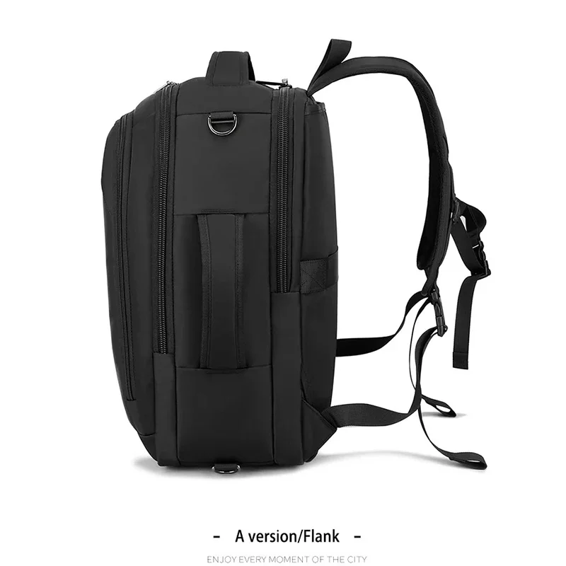 17 inch Computer Bag Trend Leisure Travel Backpack Men's Business Large Capacity  Laptop Simple Outdoor Office Backpack