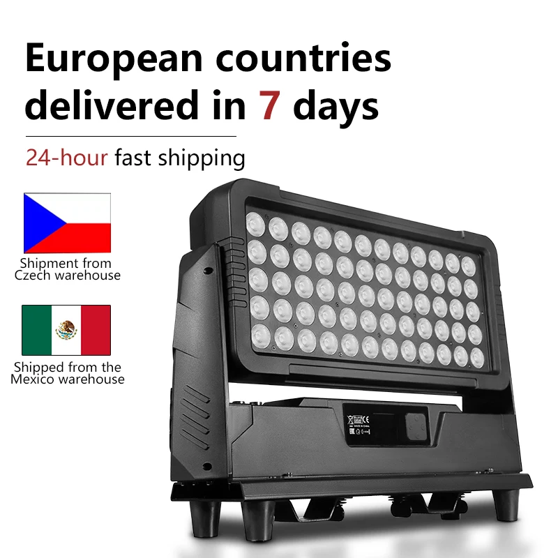 

AICPOSE LED DMX 60x10 Вт 4в1 RGBW Настенные светильники для улицы IP65 светодиодный городской цветной светильник для выступлений на сцене Вечеринка