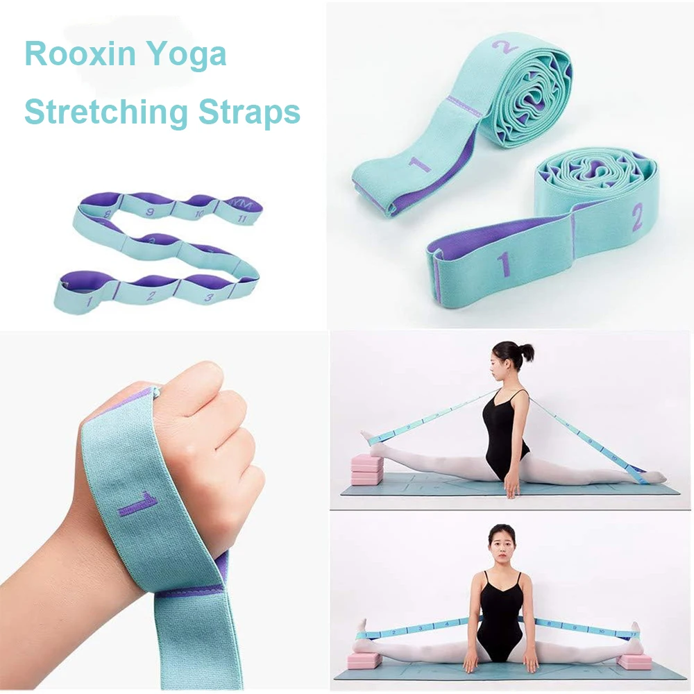 Stretching Straps Hamstring Stretcher Device Elastic Exercise Band Yoga Resistance Band Leg Exercise Equipment Stretching Strap