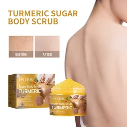 Turmeric Body Scrub Delicate Skin Improves Rough Lightens Acne Marks Deep Cleans Whitens Skin