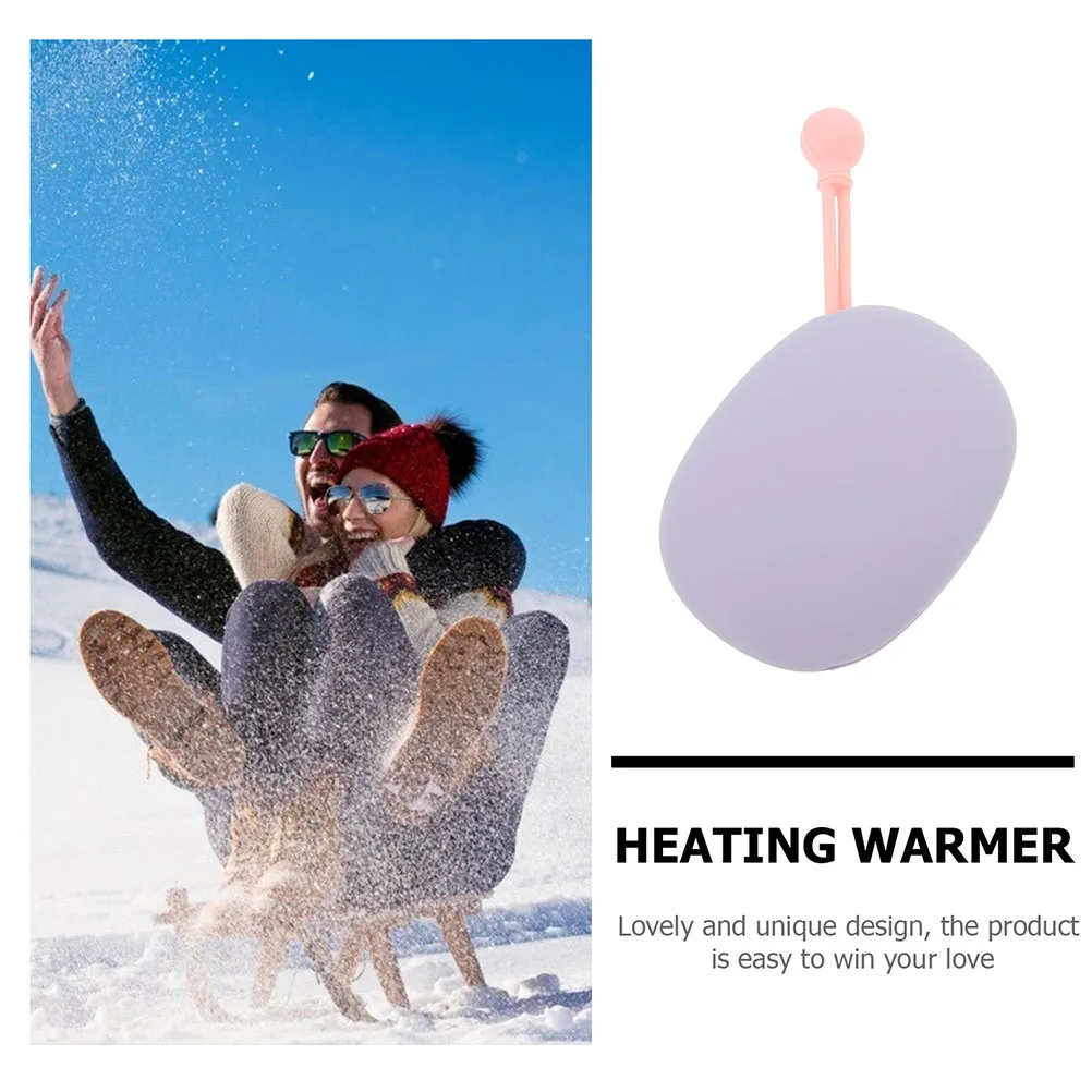

2pcs Portable Silicone Hand Warmer Reusable With Replacement Core Long Heat Retention Non-Slip Warm Gift For Family Friends