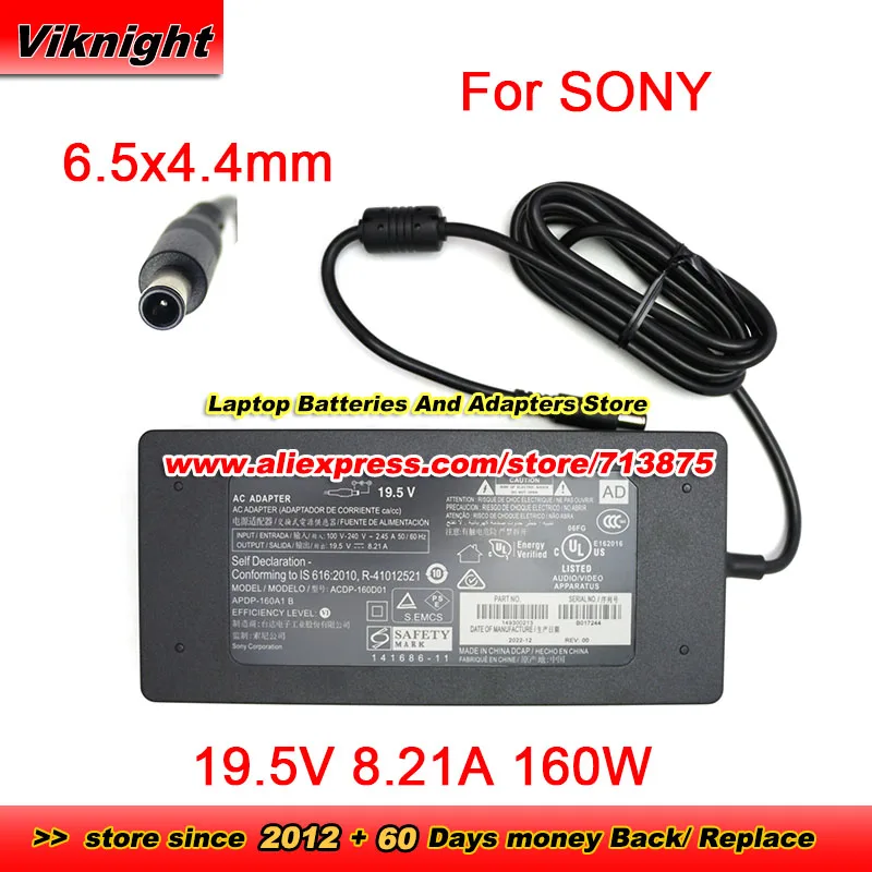 

Genuine ACDP-160D01 AC Adapter For Sony TV 149300213 ADDP-160A1 B 19.5V 8.21A 160W Power Supply With 6.5 x 4.4mm Tip