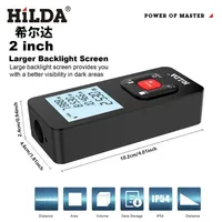 50M/100M/120M Smart HILDA Rangefinder, Laser Tape Measure, Laser Distance Meter, Intelligent,OLED Display,Connect To APP To Draw