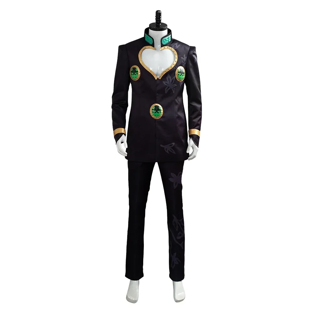 

JoJo Bizarre Adventure Giorno Giovanna Cosplay Costume Golden Wind Suit Coat Outfit Adult Men