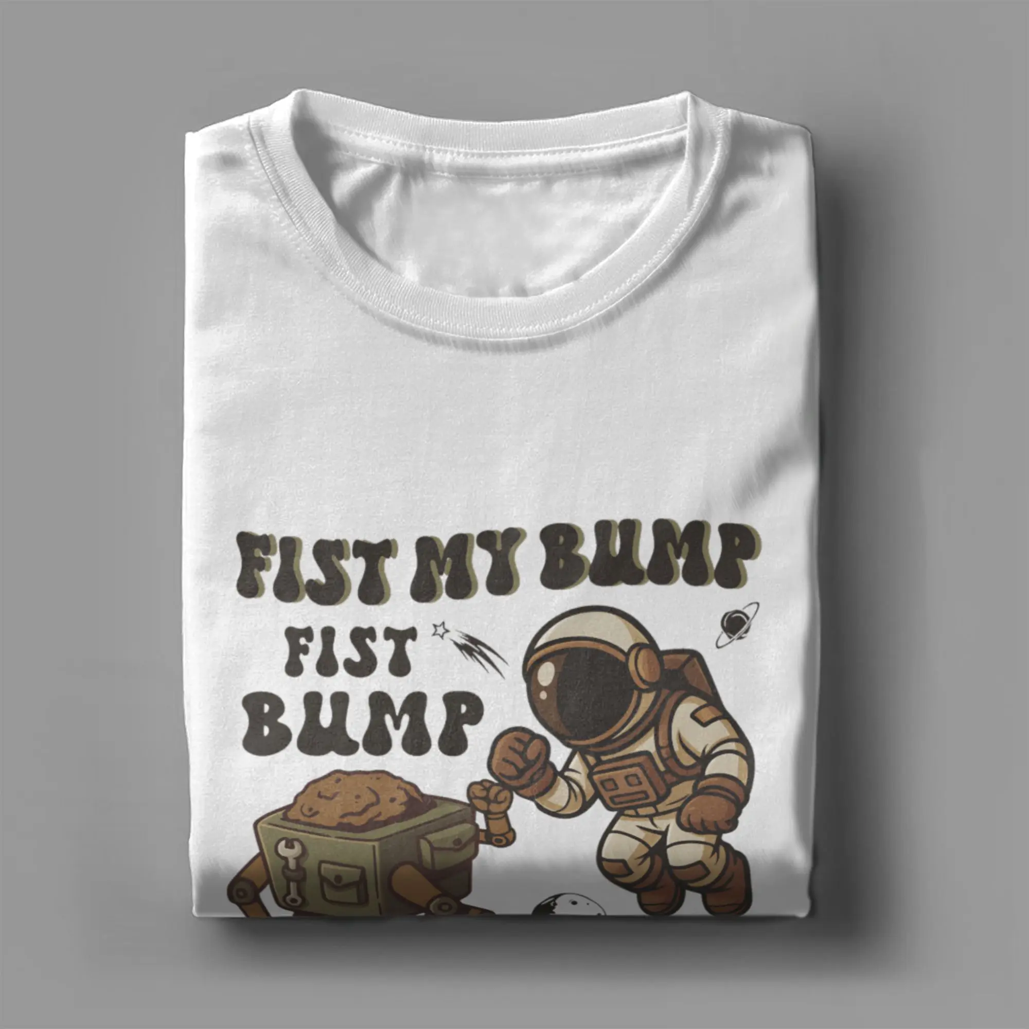 P-Project Hail Mary fist my bump T-shirt tendance d'été pour hommes, en coton, col rond, surdimensionné, manches courtes, style streetwear