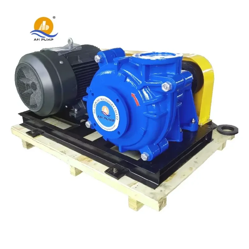 Long-Service Life Heavy Horizontal Diesel Transfer Pump Food Grade Industrial Centrifugal Slurry Pump Rubber Liner OEM