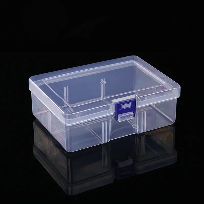 Clear Plastic Rectangular Storage Box Waterproof Dustproof Screwdrivers Bits Tools Organizer Case Transparent Packing Container