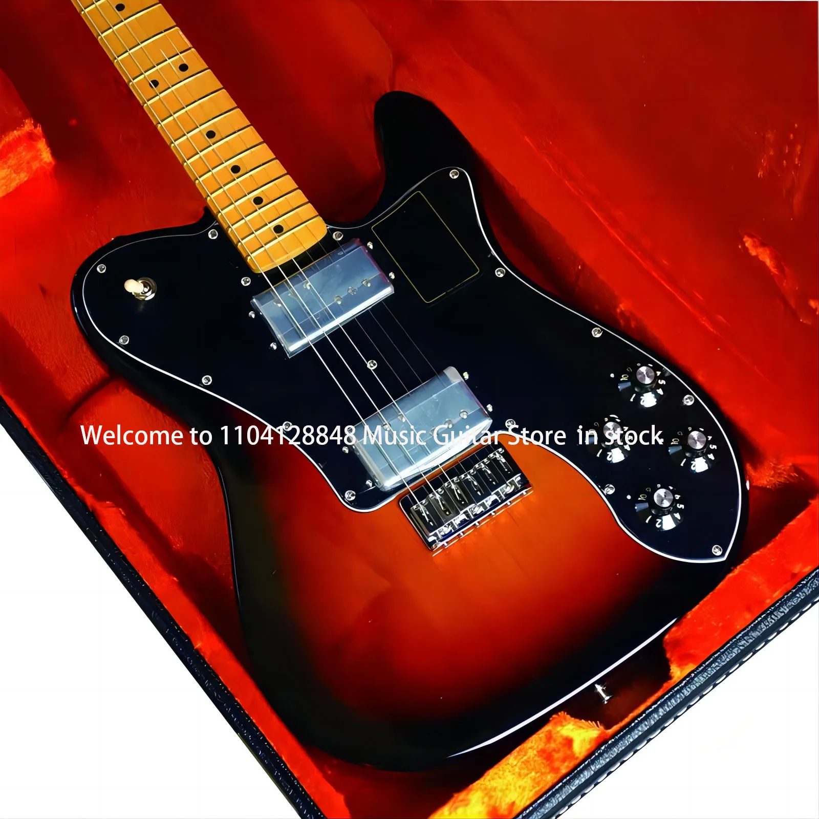 Made in China High Quality Merle Haggard Guitar TUFF DOG Tone Sunburst Electric Guitar HOT