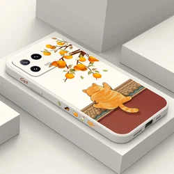 Climbing Cats Phone Case For Xiaomi Mi 15 14 14T 13 13T 12 12T 12S 11 11T Ultra 10 10T 9 9T Pro Lite 5G Liquid Silicone Cover
