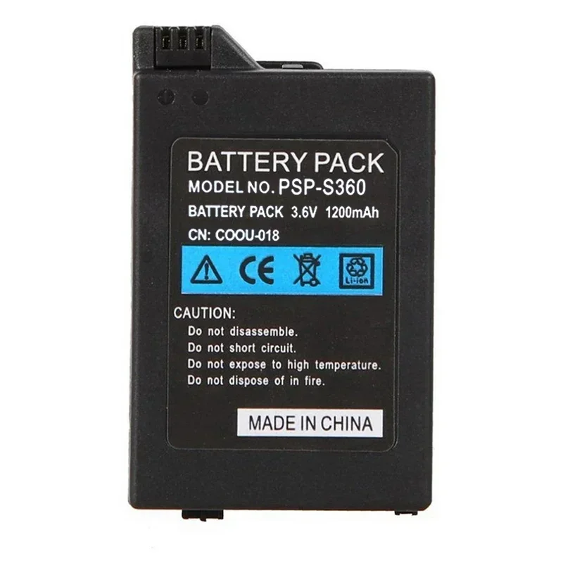 1200mAh 3.6V Power Bateria Battery Pack for Sony PSP 2000 PSP 3000 PlayStation Portable Rechargeable Batteries