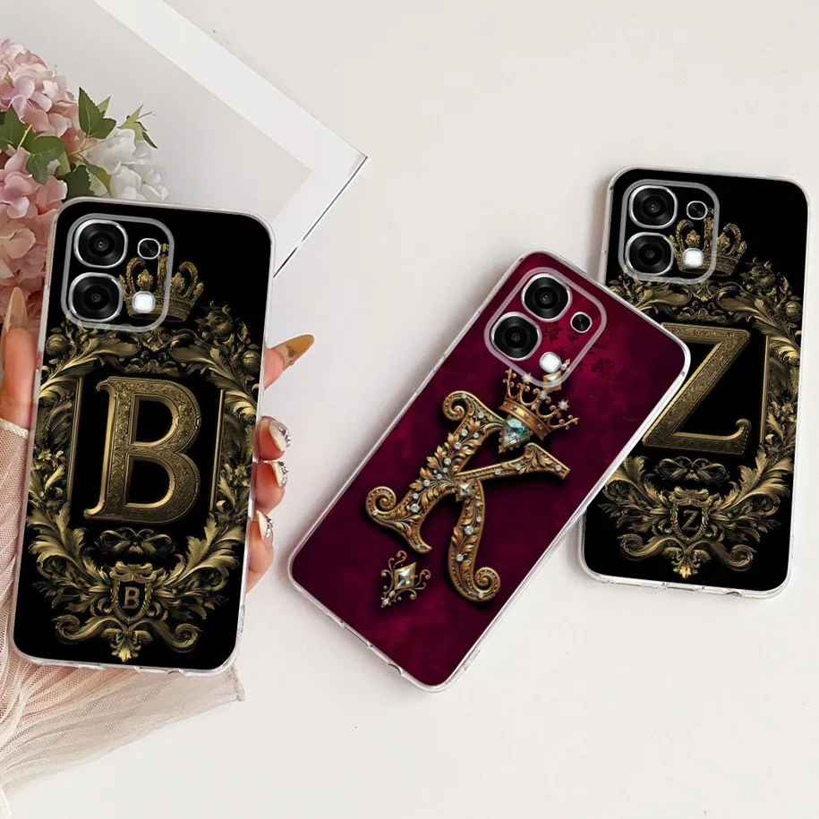 حافظة لهاتف OPPO F31 غطاء F31 Pro Funda CPH2763 CPH2781 حافظة هاتف من السيليكون الناعم على شكل تاج لهاتف OPPO A6 Pro OPPOA6 Shell #2