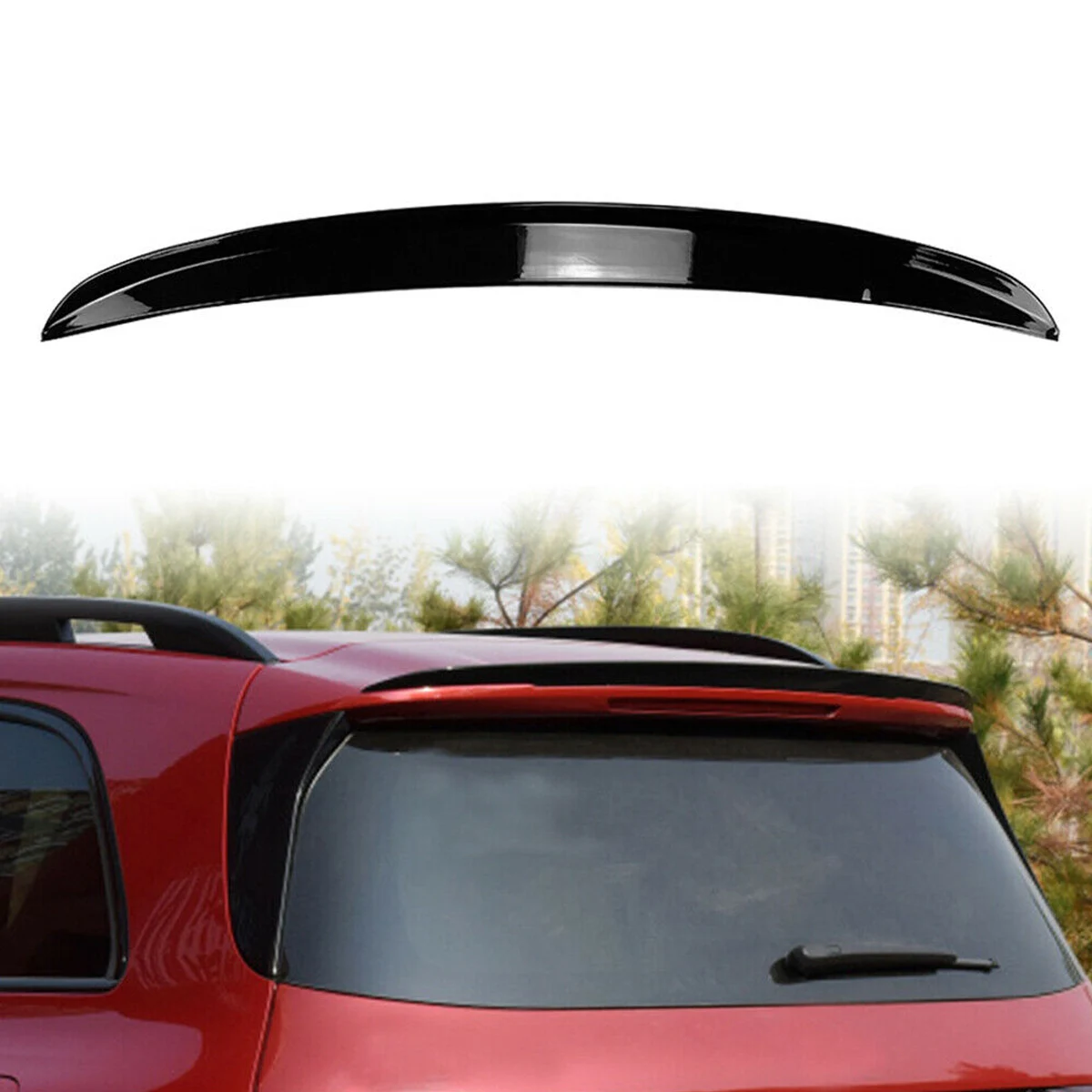 Rear Roof Spoiler Wing Lip For Mercedes Benz GLB Class X247 GLB180 200 GLB35 AMG Accessories Car Styling 2020 2021