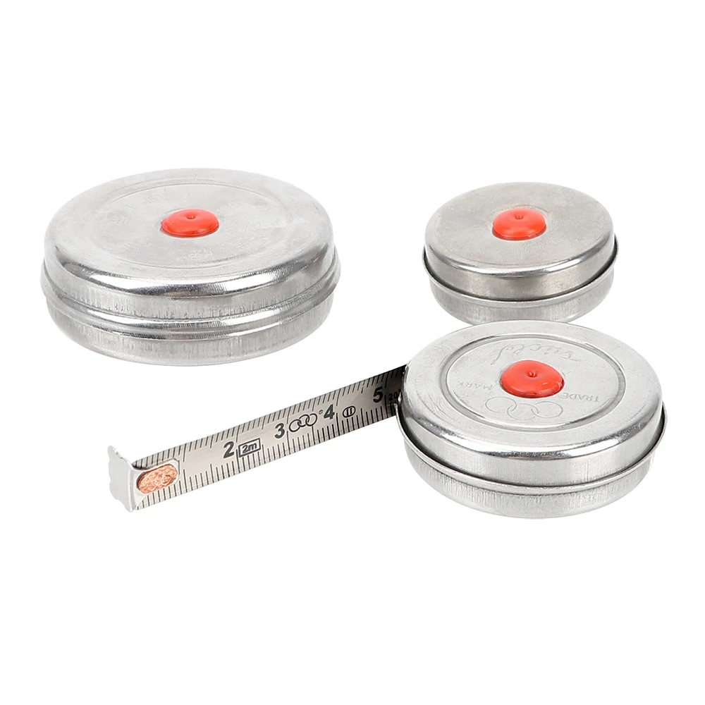 Measuring Tool for Home Factory Office Stainless Steel Mini Retractable Tape 1m 2m 3m Woodworking Tape Measure