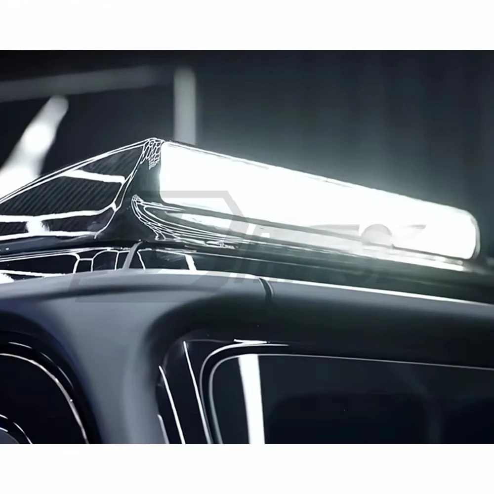 

BB Style Dry Carbon Fiber LED Front Roof Lighting Spoiler for G Class W464 G500 G63 Wing